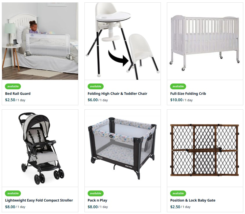 baby gear rental near me
