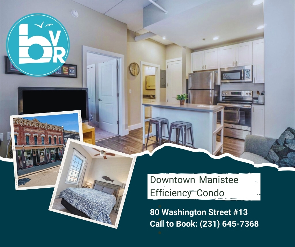 80 Washington Street #13 Downtown Manistee Efficiency Condo