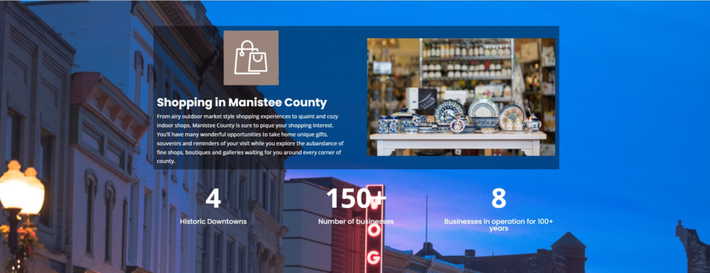 downtown shops manistee